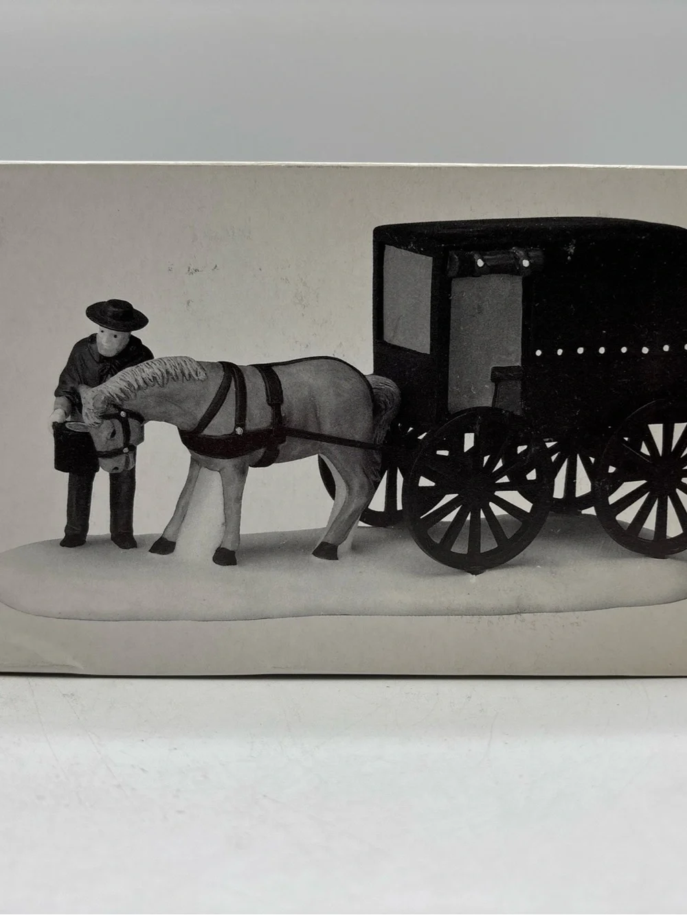 Department 56 1989 Vintage Heritage Village Collection Amish Buggy 59498 Retired